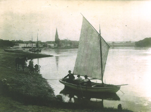 Ancienne photographie de la Garonne
